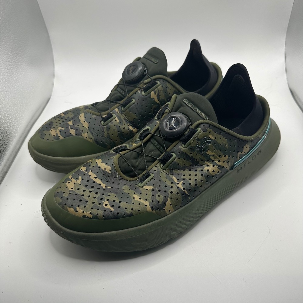 Under Armour SlipSpeed Camo BOA Training Shoes 3028797-300 Mens 7 Women 8.5